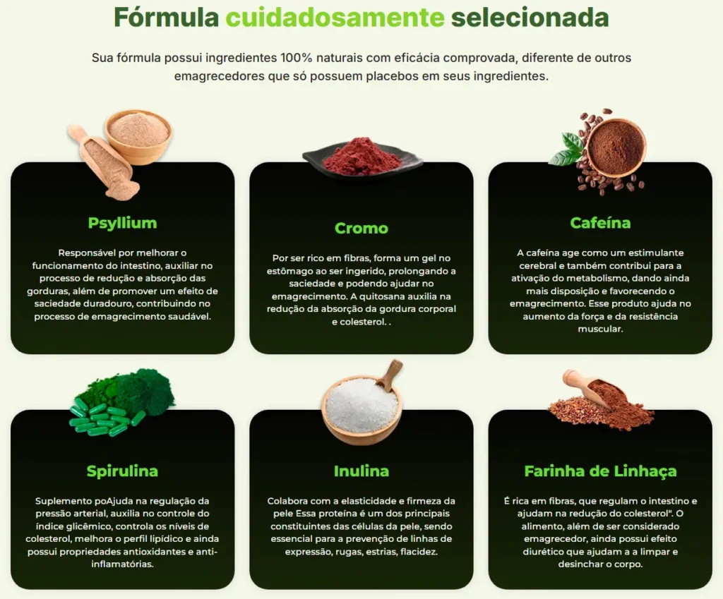 dtx black composição